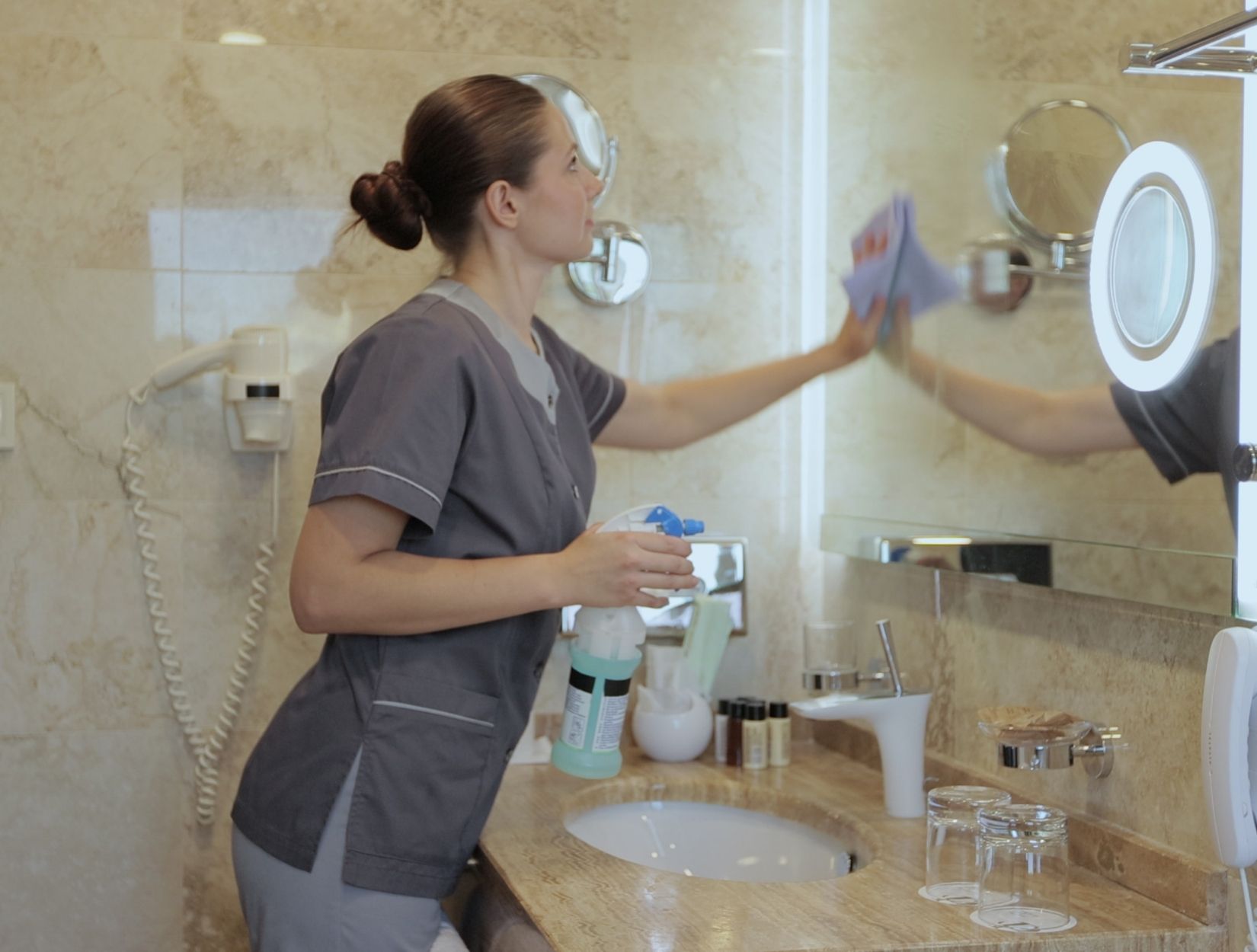 What is included in event cleaning services?